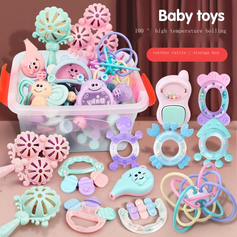 Lục Lạc Cầm Tay Cho Bé 0-1 Tuổi 0-3 - 6 Tháng Tuổi