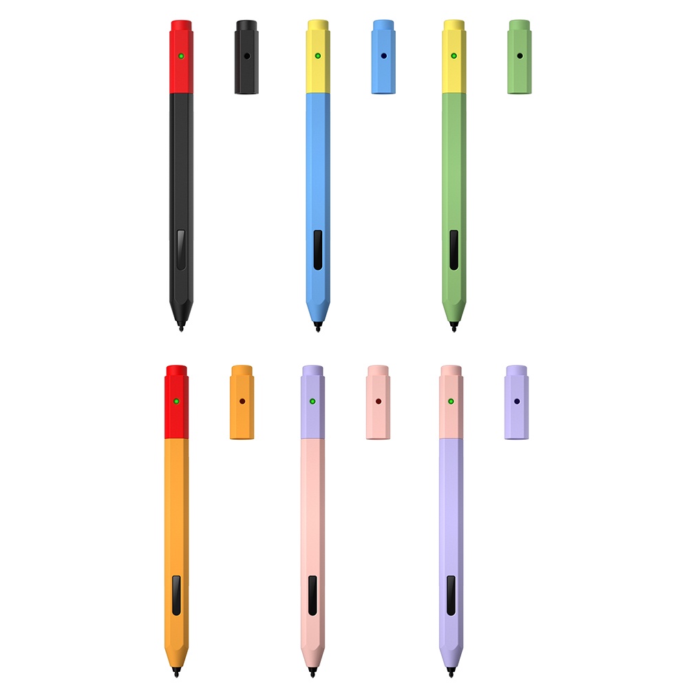 Tablet Surface Stylus Pen Case Protector Split Dust-proof Silicone Cover for Microsoft Surface Pen Sweat-proof Cover