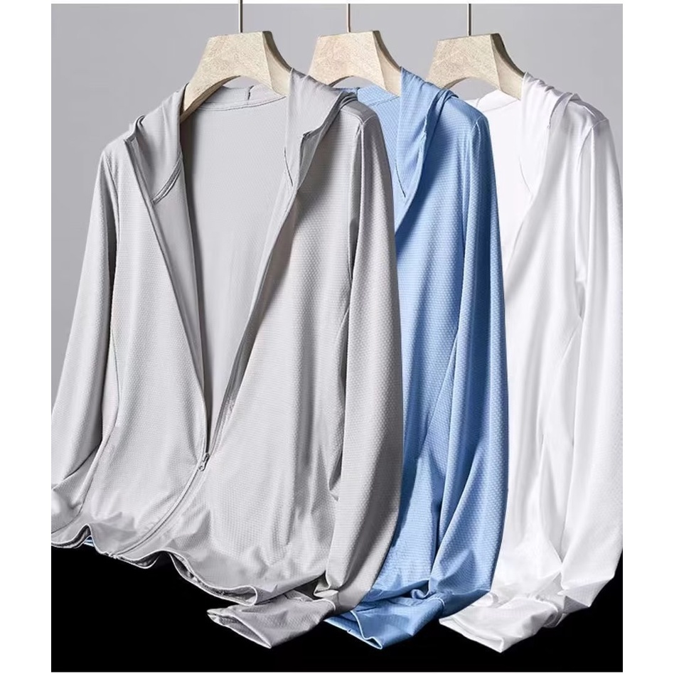 Áo chống nắng nam DUKEEN chất vải thông hơi chống nắng chống tia UV giảm 7 độ C so với nhiệt độ ngoài trời