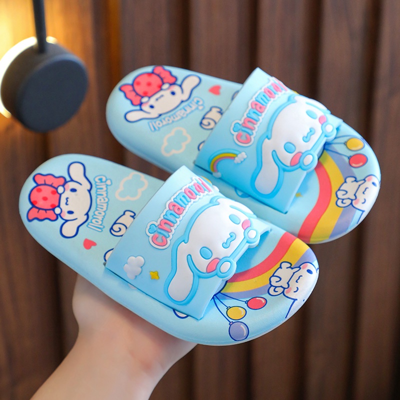 Dép Đi Trong Nhà Tắm Chống Trượt In Hình Cinnamoroll Melody Melody Sanrioed Đáng Yêu Mùa Hè Mới Cho Trẻ Em