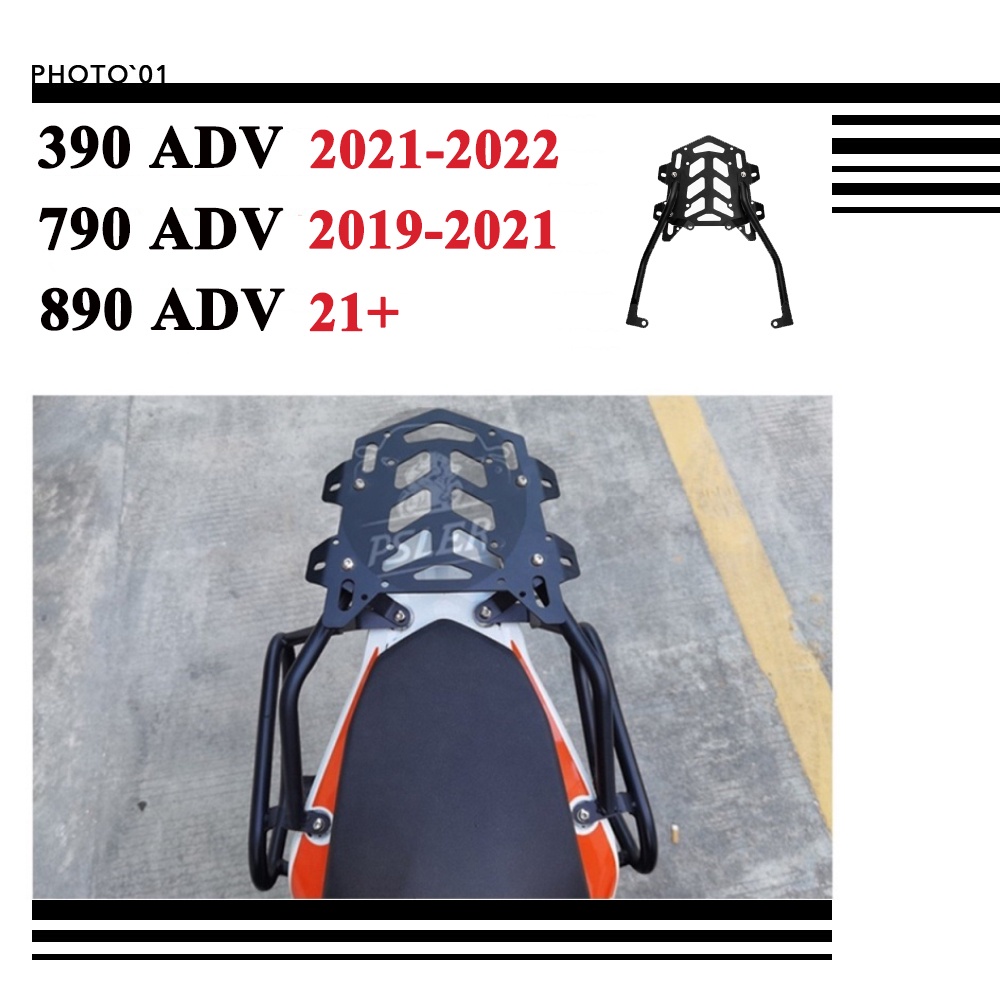 Giá Để Đồ Gắn Phía Sau Xe KTM 390 790 890 Adventure Mono Crack Top 2020 2021 2022