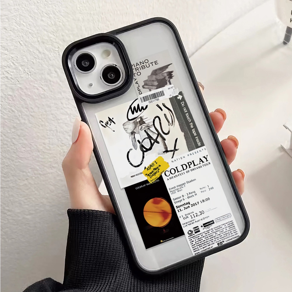 Ốp Điện Thoại Nhựa Cứng Trong Suốt In Nhãn Hiệu Thời Trang Cho iphone 14promax 11 13 12 7Plus 8 X XS Max