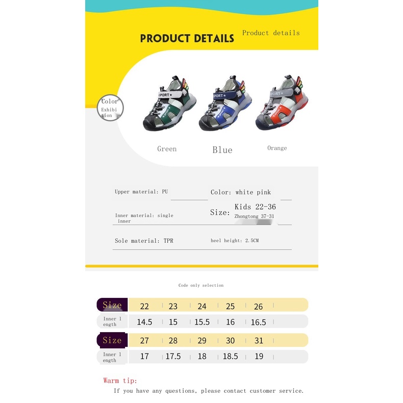 Sandal Đế Mềm Thời Trang Mùa Hè 2022 Cho Bé Trai Và Bé Gái