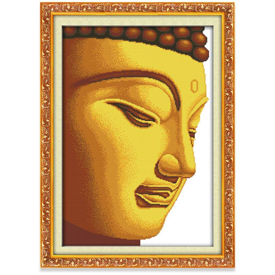 Tranh thêu chữ thập Thích Ca Mâu Ni Đức Phật Phật giáo Bộ thêu chữ thập, Vải in Vải không in 14CT 11CT