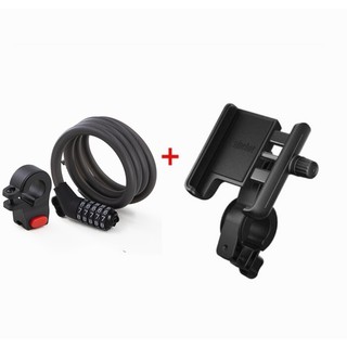 Ninebot max g30 f20 f30 f40 d18 d38 series xe điện điện điều hướng điện thoại di động phụ kiện giá đỡ điện thoại di động giá đỡ và khóa kết hợp chống trộm