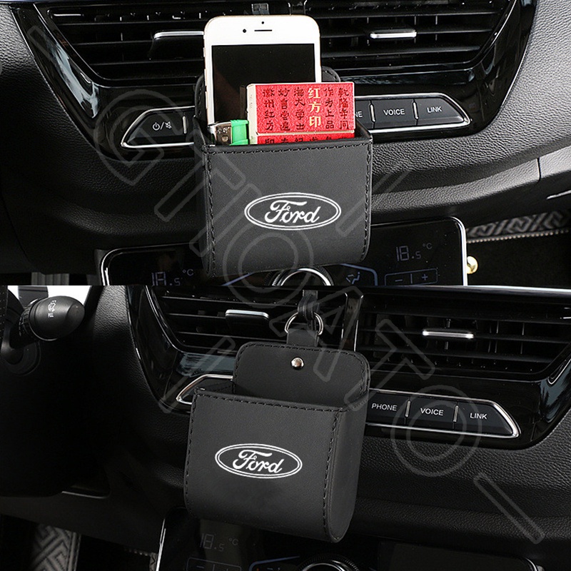 GTIOATO HộP ĐựNg Đồ TrêN Ô Tô Hộp Đựng Điện Thoại Trên Oto Lỗ Thông Gió Ô Tô Hộp Đựng Đồ Trên Xe Ô Tô Trang Trí NộI ThấT Ô Tô Cho Ford Ranger Focus Everest Transit Fiesta Ecosport Mustang Raptor Explorer Bronco Mondeo Tourneo Expedition