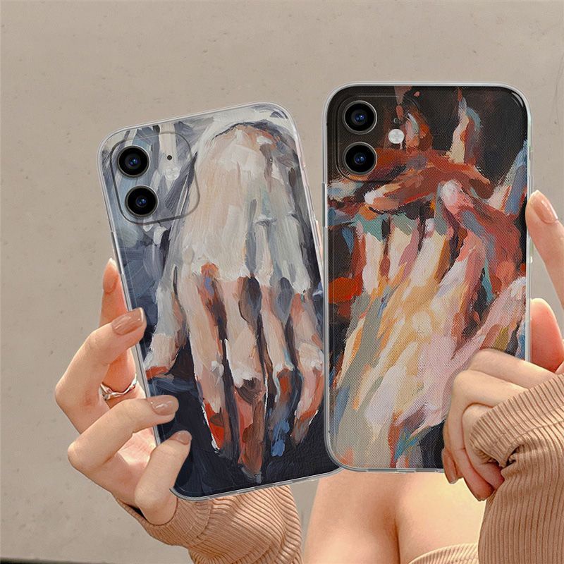 Ốp Điện Thoại Hình Tranh Sơn Dầu Cho IPhone 6 6S 11 7 8 Se 2020 X XR XS Plus 12 13 14 PRO mini MAX