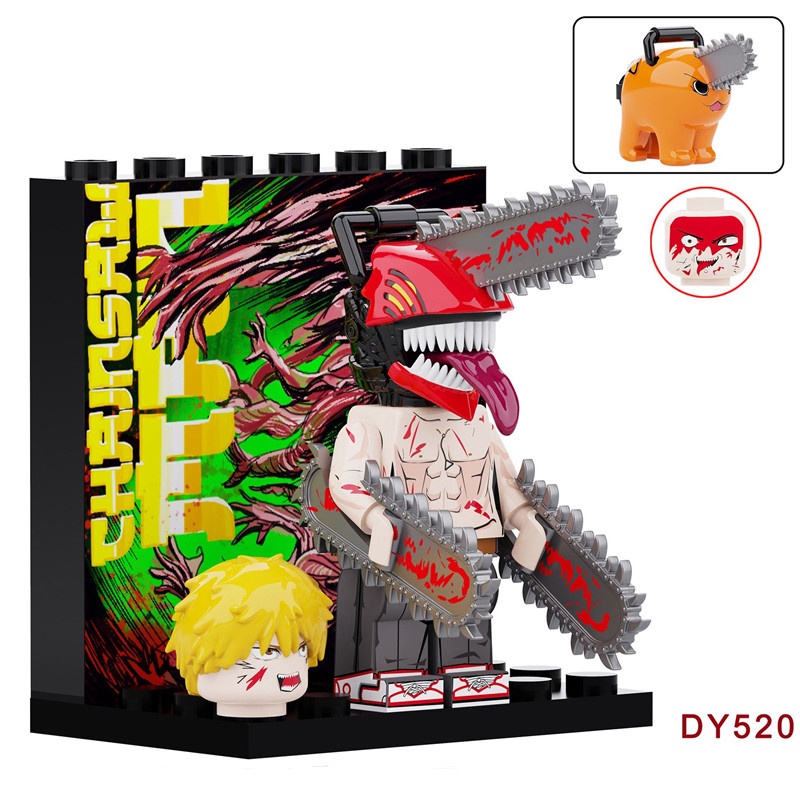 Denji Bộ Đồ Chơi Lắp Ráp Mô Hình WM2523 WM2524