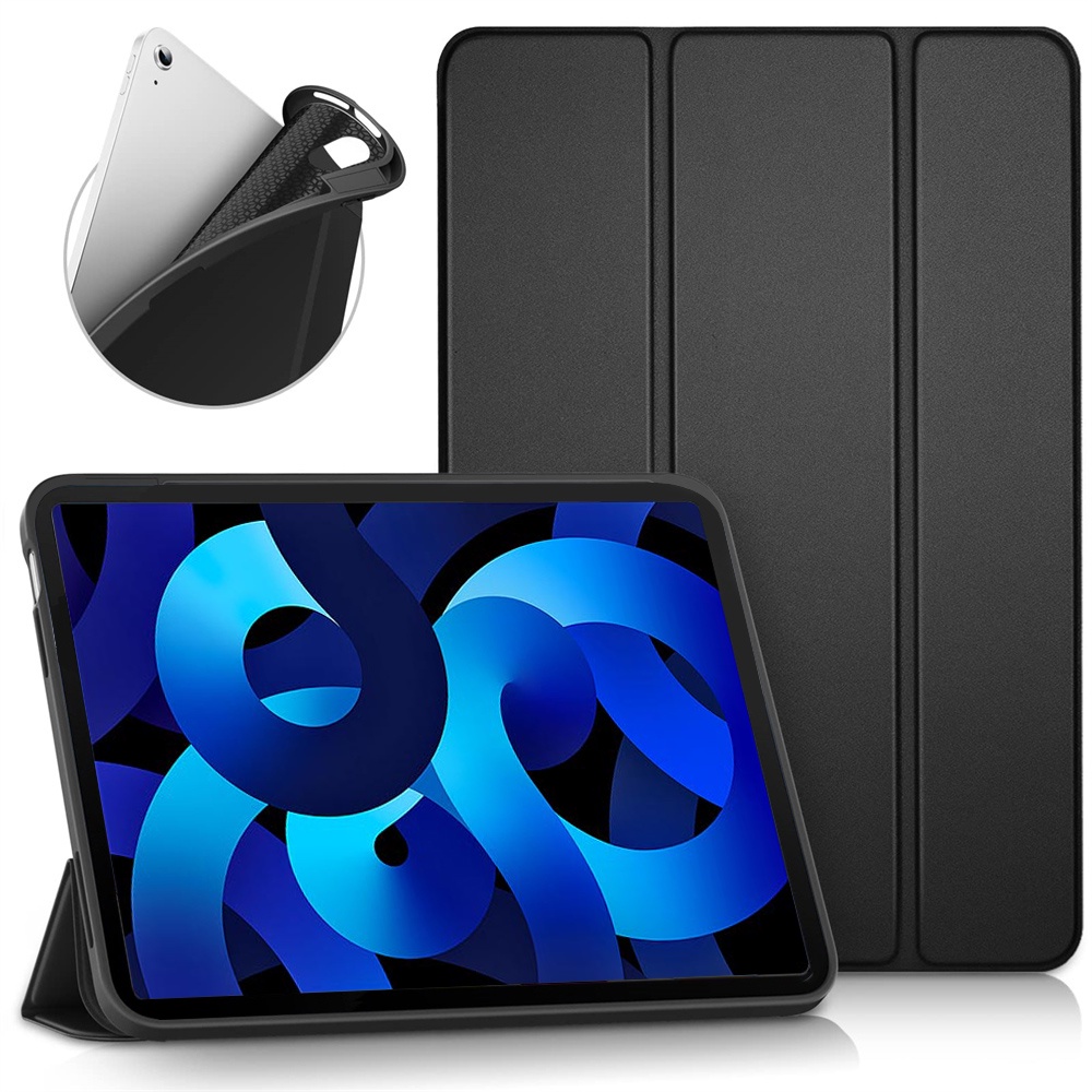 Ốp Bảo Vệ Máy Tính Bảng Bằng Silicon Mềm Có Nam Châm Cho iPad Air 1 2 3 4 5 9.7 10.2 10.9 2013 2014 2019 2020 2022