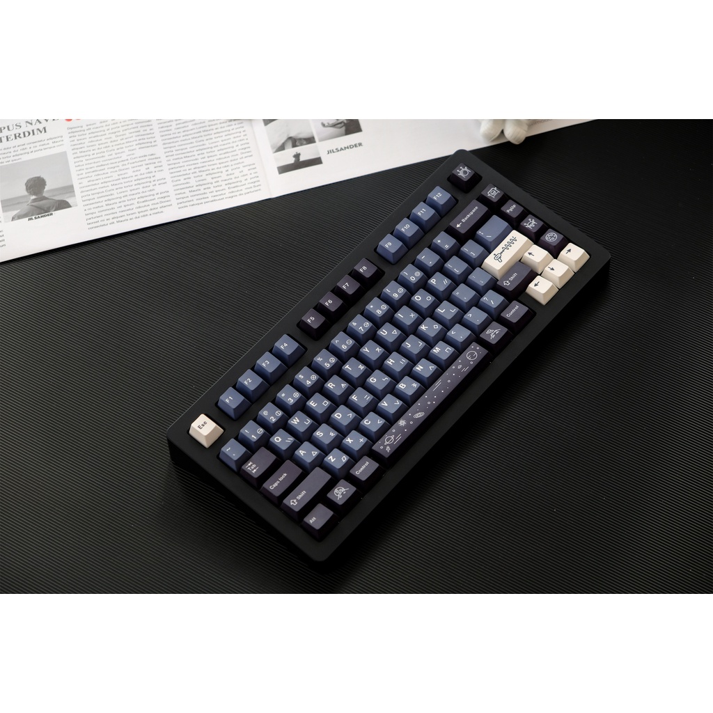 GMK Alien Keycap, 129 Phím Keycaps PBT Cherry Profile DYE-SUB Cá Nhân Keycaps GMK Cho Bàn Phím Cơ