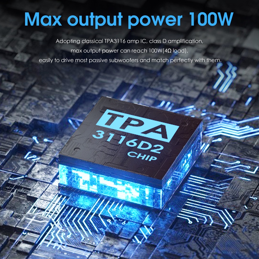 Bộ Khuếch Đại Âm Thanh Kỹ Thuật Số Kênh Đơn TPA3116 Mini 100W Douk Audio NS-03G