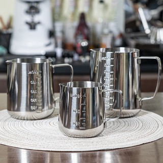 Ca đánh sữa inox 150ml - 350ml - 550ml - 900ml (100% inox 304) không nắp