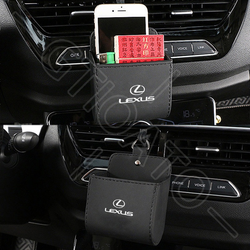 GTIOATO HộP ĐựNg Đồ TrêN Ô Tô Lỗ Thông Gió Ô Tô Hộp Đựng Điện Thoại Trên Oto Hộp Đựng Đồ Trên Xe Ô Tô Trang Trí NộI ThấT Ô Tô Cho Lexus NX RX300 GS350 RX330 UX RX350 IS300 IS ES200 ES300H ES LS460 RX270 IS250 UX200 GS 570 RX450H ES350 CT
