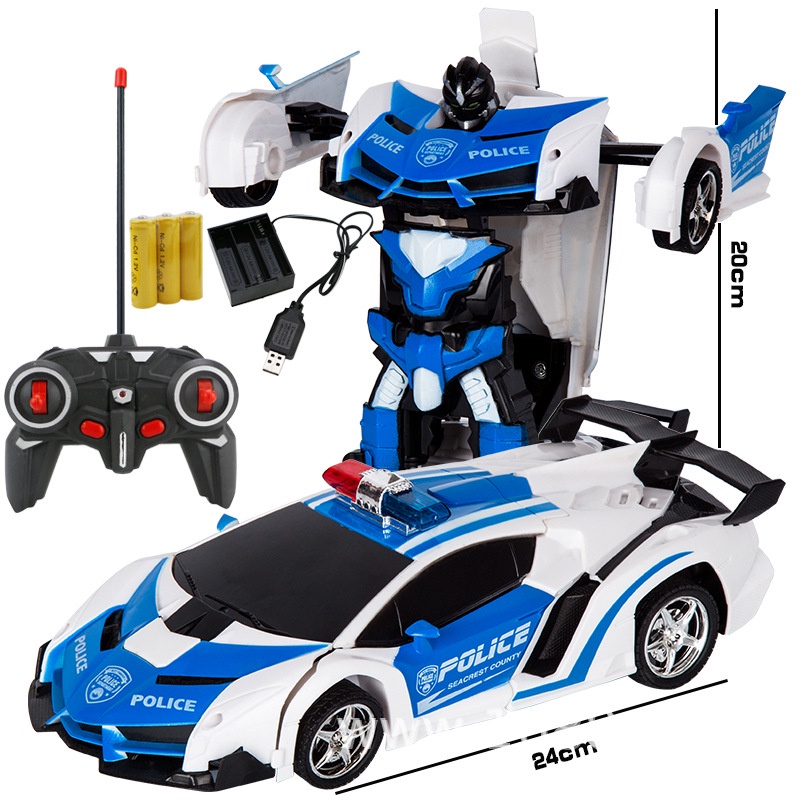 Xe Oto Điều Khiển Từ Xa Biến Hình Robot 2 Trong 1