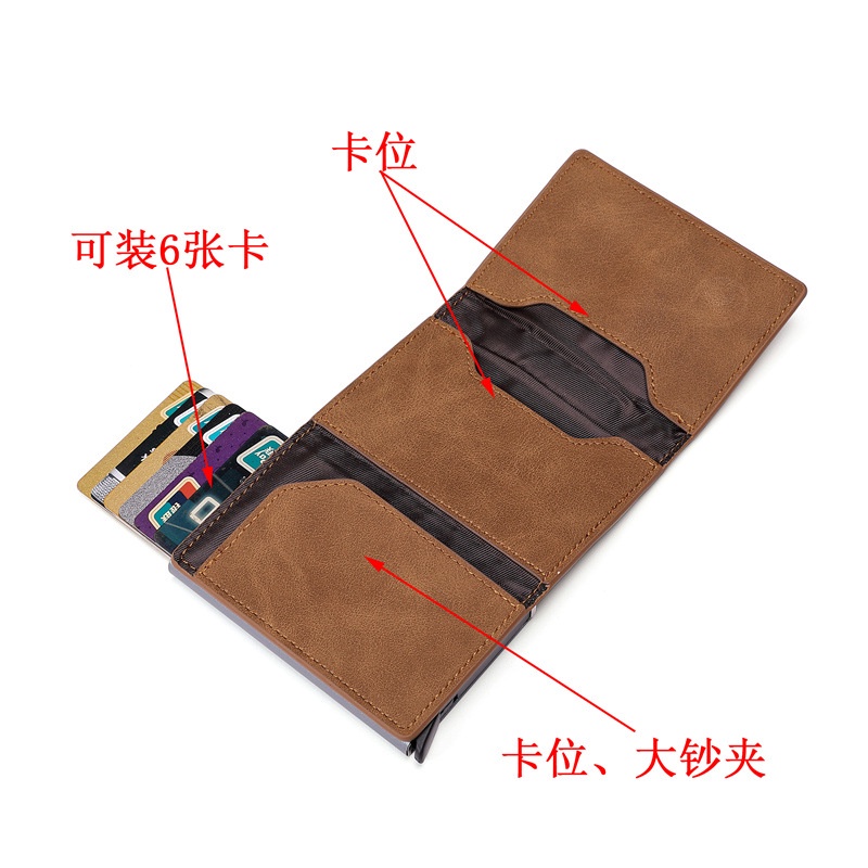 Ví Đựng Thẻ Đa Năng Bằng Kim Loại Dành Cho Nam