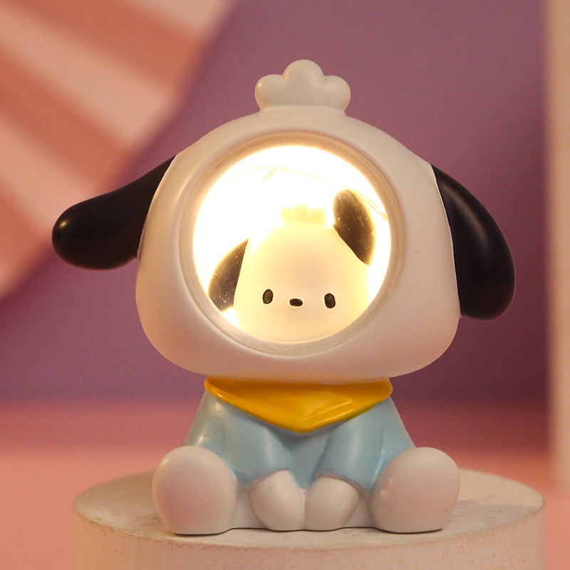 Sanrio Đèn Ngủ led Hình Phi Hành Gia Cún Cinnamon Melody Dễ Thương Sáng Tạo Trang Trí Phòng Ngủ