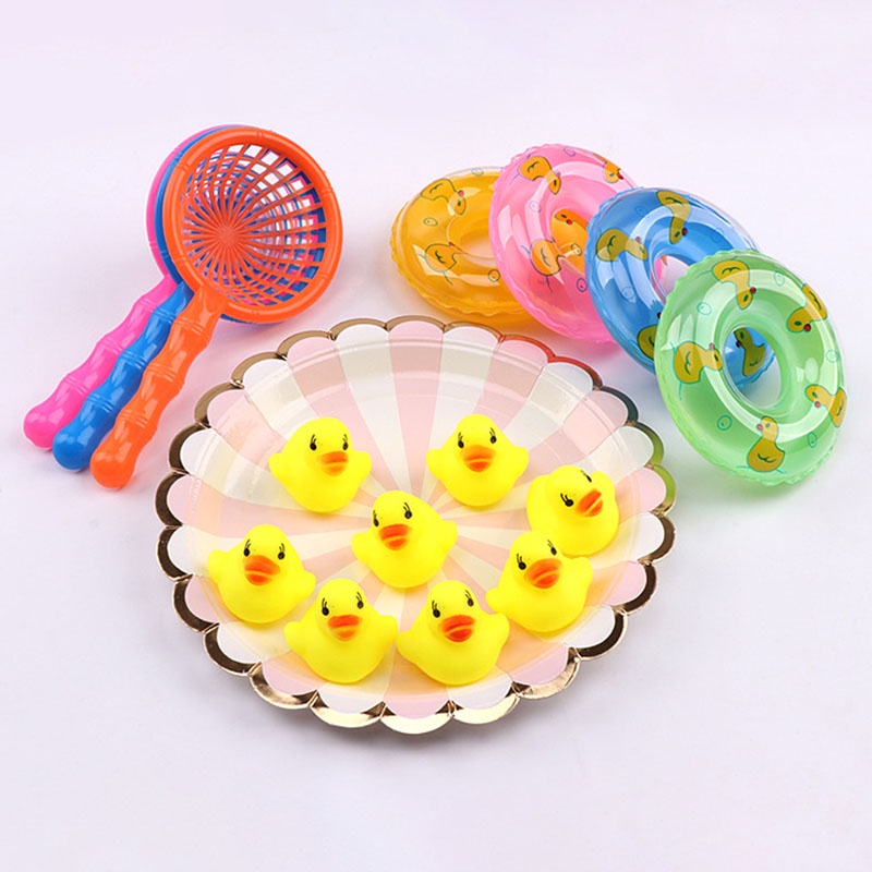 Set 5 Vịt Vàng Đồ Chơi Dễ Thương Cho Bé