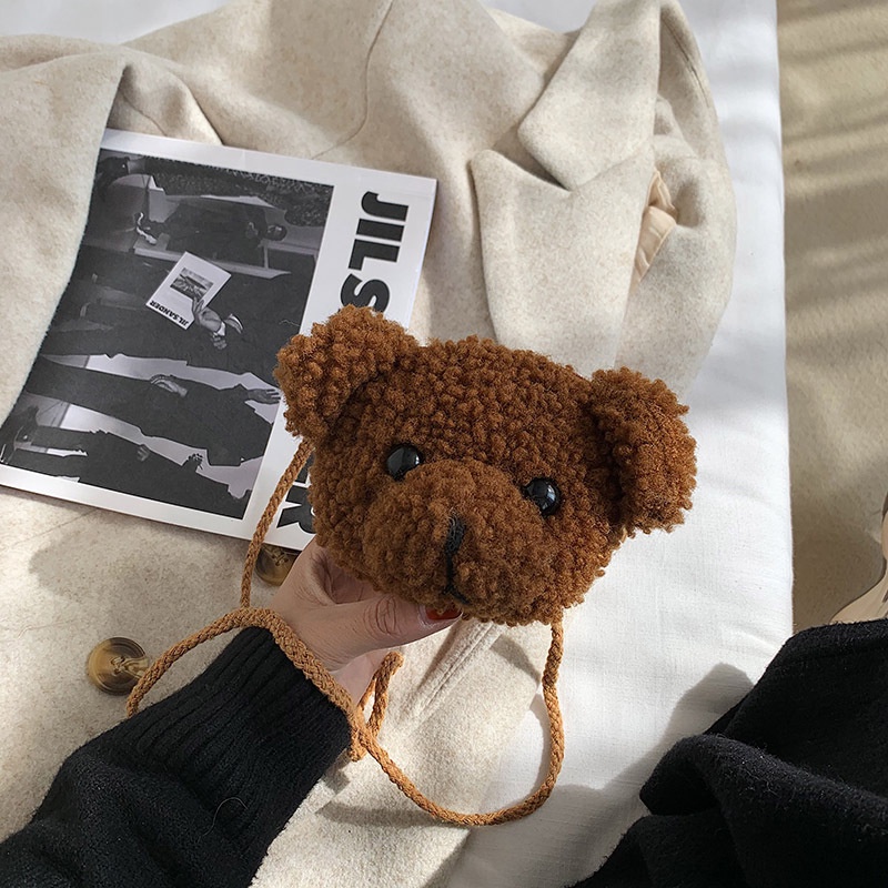 Túi Gấu Bông Cầu Vồng Dễ Thương