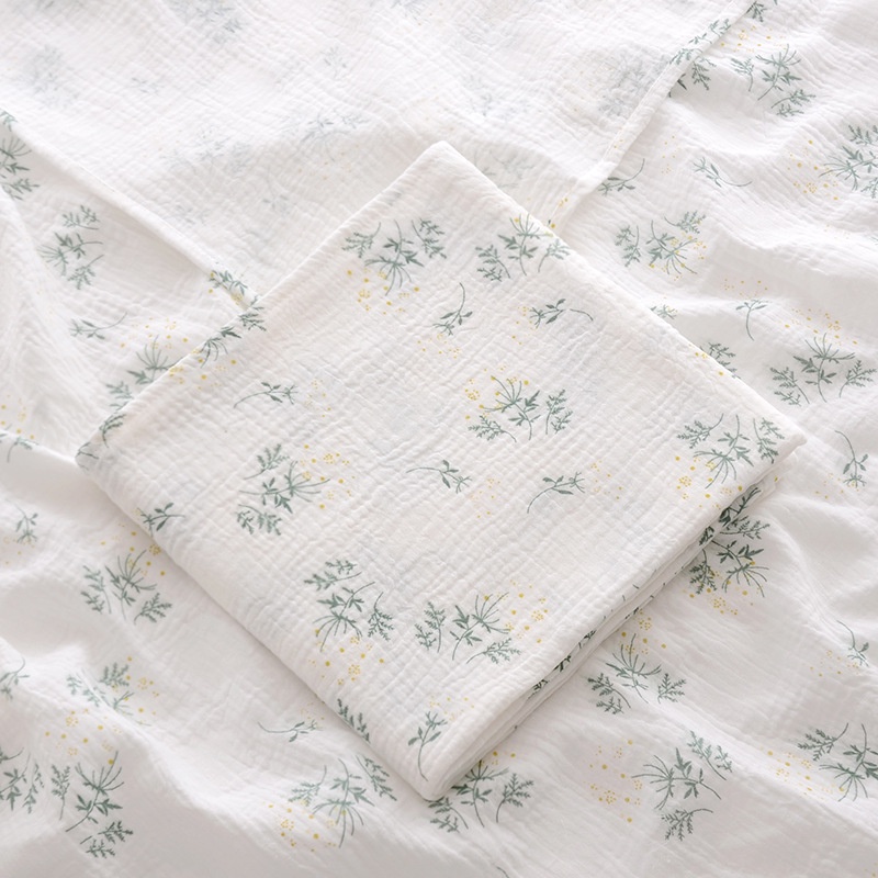 Khăn tắm cho bé loại to 100cm x 100cm vải xô muslin, dùng làm khăn quấn bé sơ sinh ra ngoài, chăn đắp mùa hè