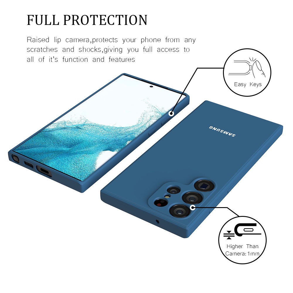 Ốp điện thoại Silicone DẻO Cho Samsung Galaxy S23 S23Ultra S23Plus Galaxy S 23 Plus Ultra