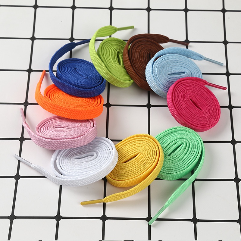 Dây Buộc Giày Thể Thao / Giày aj / Giày Thể Thao Bằng Vải Polyester Dày Hai Lớp Màu Sắc Rỗng Phối Ren Lỗ 1cm HP4045