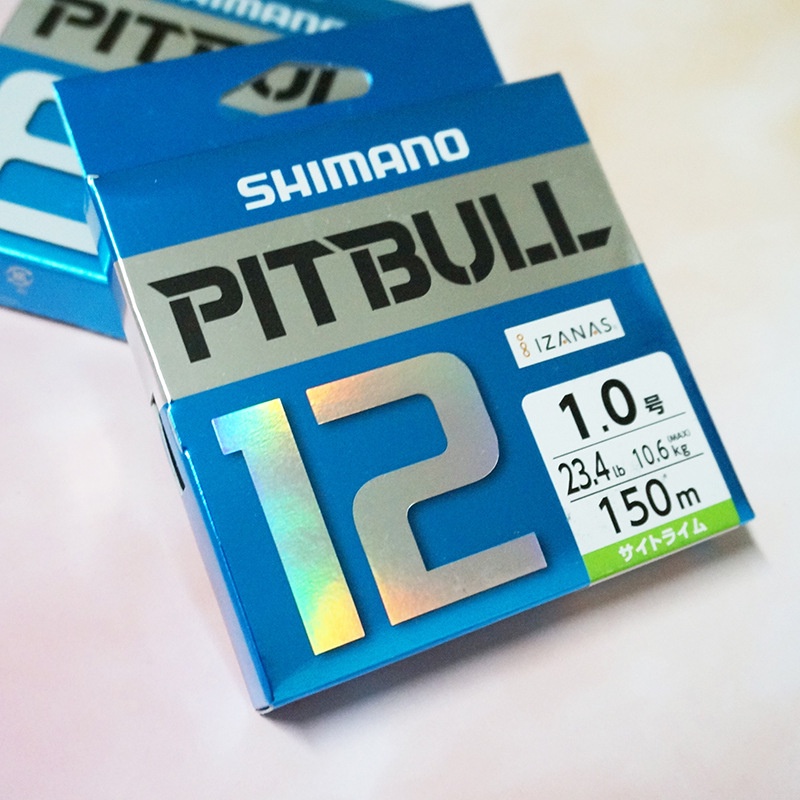 Dù Câu Cá Shimano PITBULL X12 150M Dây Câu Cá PE Dây Dù Câu Cá Cao Cấp Siêu Chịu Tải