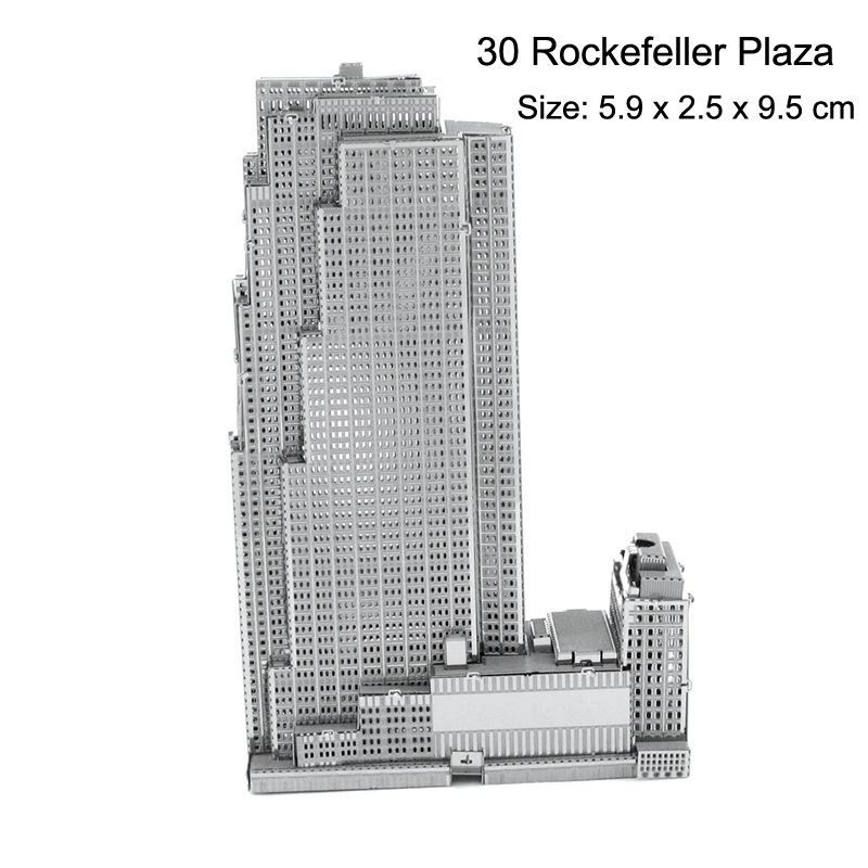 Mô Hình Kim Loại Lắp Ráp 3D, Công Trình Xây Dựng, Chùa, Toà Nhà Nổi Tiếng Trên Thế Giới, Decor Trang Trí, Quà Tặng