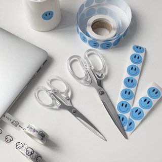 Kéo Cắt Giấy Cán Cầm Nhựa Trong Suốt Tiện Lợi [ Hỏa Tốc HCM ]