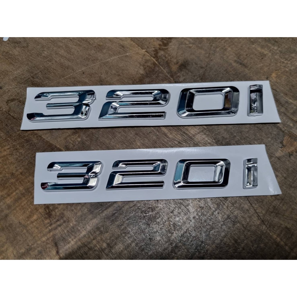 Đo lường trước khi đặt hàng Logo số * 320i * Gắn vào mặt sau Bm Có hai kích cỡ Logo xe BMW 320i M Pe