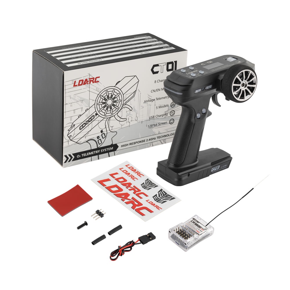 Xe Hơi Điều Khiển Từ Xa Hai Chiều LDARC CT01 2.4G 8CH CR1800 2.4G 8CH Kèm Phụ Kiện