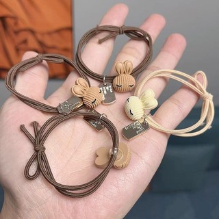 1 Dây Buộc Tóc Co Dãn Hình Thỏ Dễ Thương