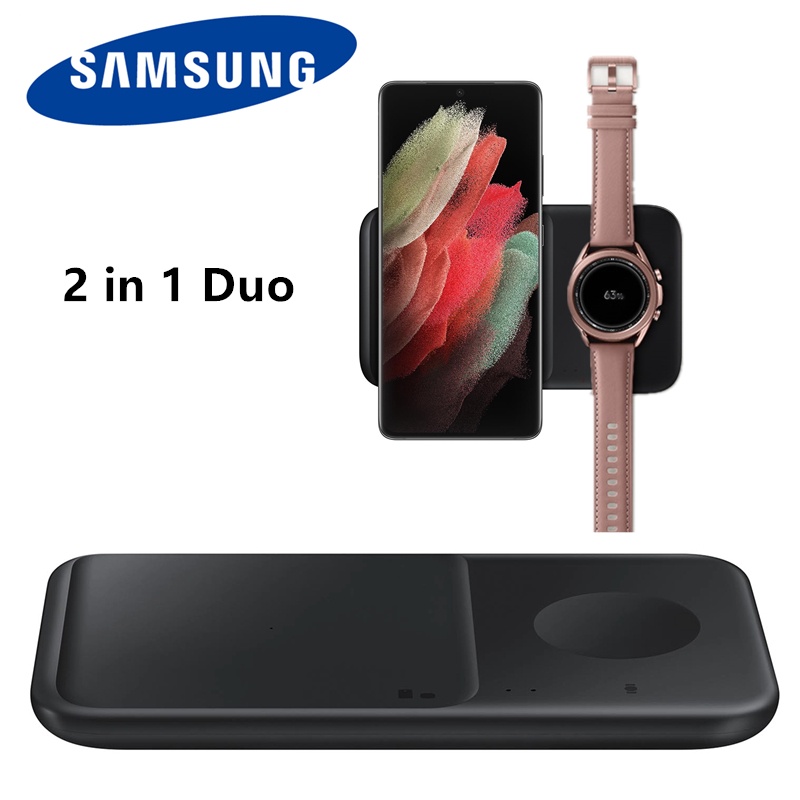 Đế Sạc Nhanh Không Dây 2 EP-P4300 Cho Samsung Galaxy S21 / S20 / S10 / S9 / Note20 + / Smart Watch Active