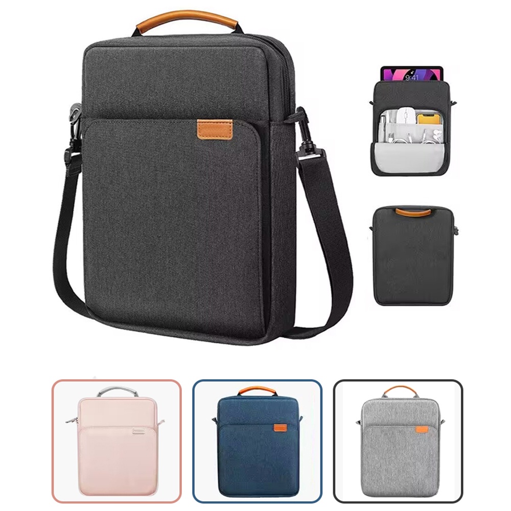 Túi Đựng Máy Tính Bảng 9-13 Inch Có Dây Đeo Vai Cho iPad Pro 10.5 M1 M2 Pro 11 12.9 2022 Air 5 4 7 / 8 / 9 / 10th Gen A2757 A2603 A2604 A1701 A1709