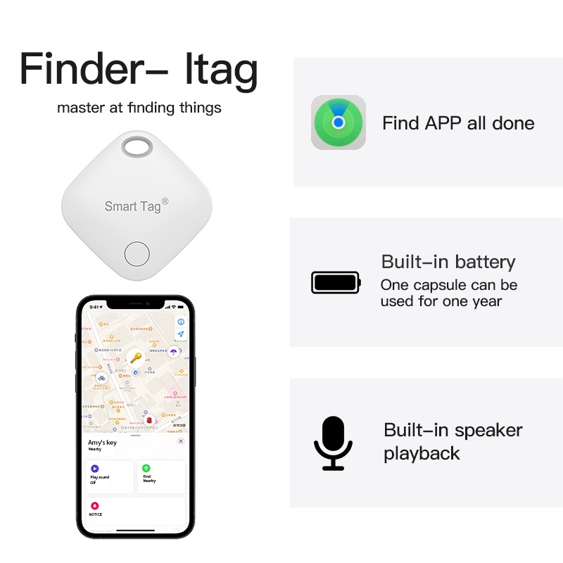 Thiết Bị Định Vị GPS Thông Minh Cho Apple Find My App