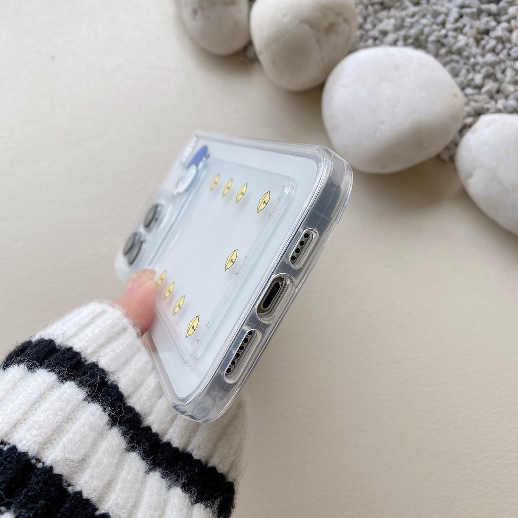 Ốp Điện Thoại 3 Trong 1 Có Ngăn Đựng Thẻ Cho iPhone 14promax 13 12 11 7Plus X XR XSMAX