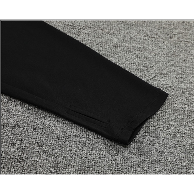 Bộ Đồ Đá Banh Tay Dài Màu Đen Có Khóa Kéo 22 23 Manchester City