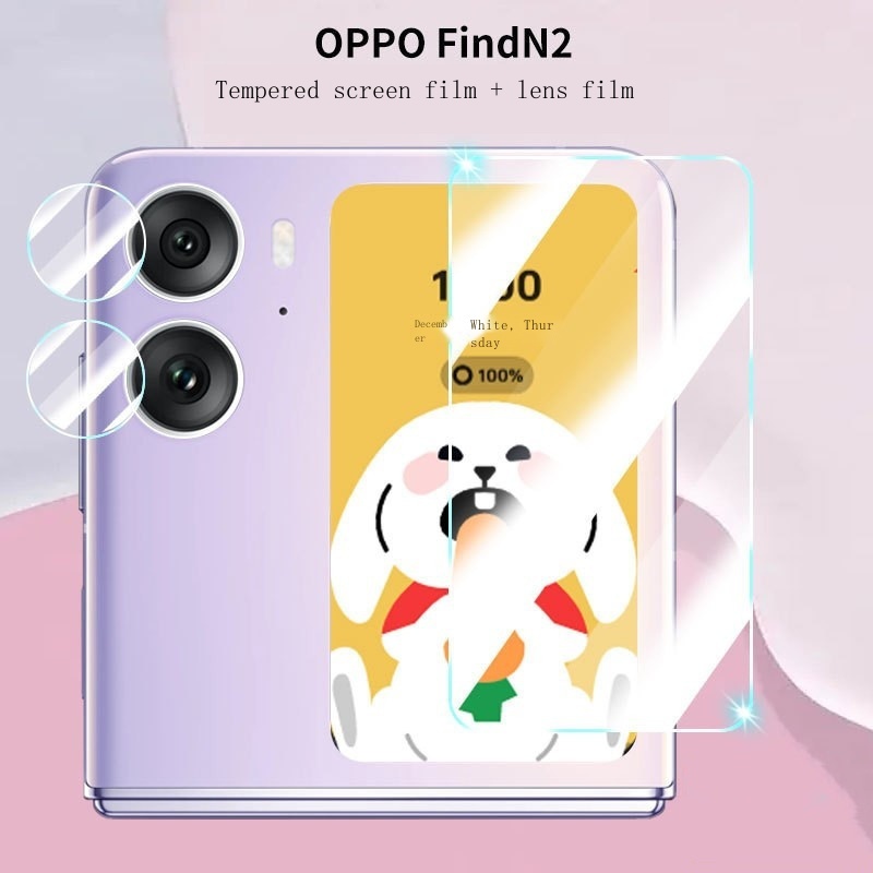 Ống Kính Máy Ảnh Kính Cường Lực Cho Oppo Find N2 n3 Flip Back Bảo Vệ Màn Hình Cho Oppo Find N2 Flip 