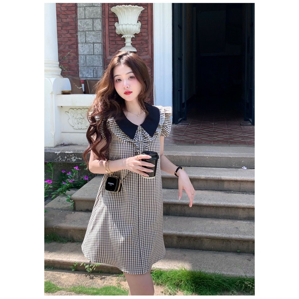 Đầm Ngắn Xếp Ly Không Tay Thời Trang Mùa Hè Phong Cách Hàn Quốc Dành Cho Nữ