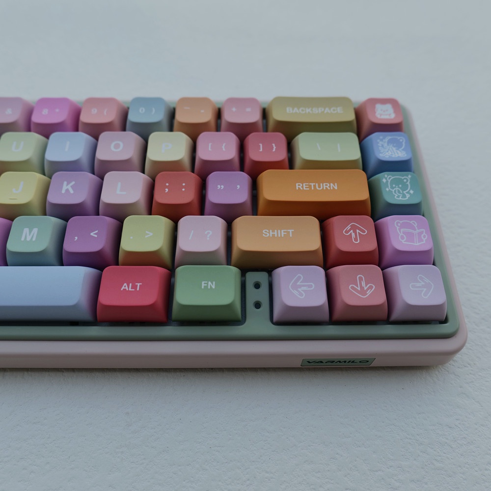 Gummy Bears Keycaps XDA Profile Dễ Thương PBT Dye Sub Bàn Phím Cơ Keycap