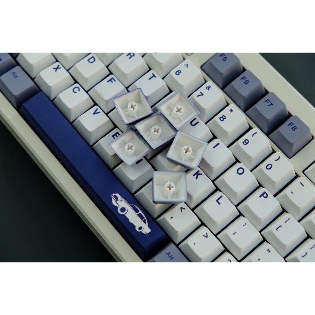 GMK Gentleman Keycap, 129 Phím Keycaps PBT Cherry Profile DYE-SUB Cá Nhân Keycaps GMK Cho Bàn Phím Cơ