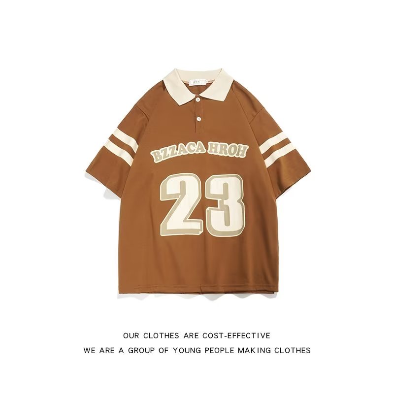 Áo Thun POLO Tay Ngắn Thời Trang Mùa Hè 2023 Phong Cách Mới Cho Nam