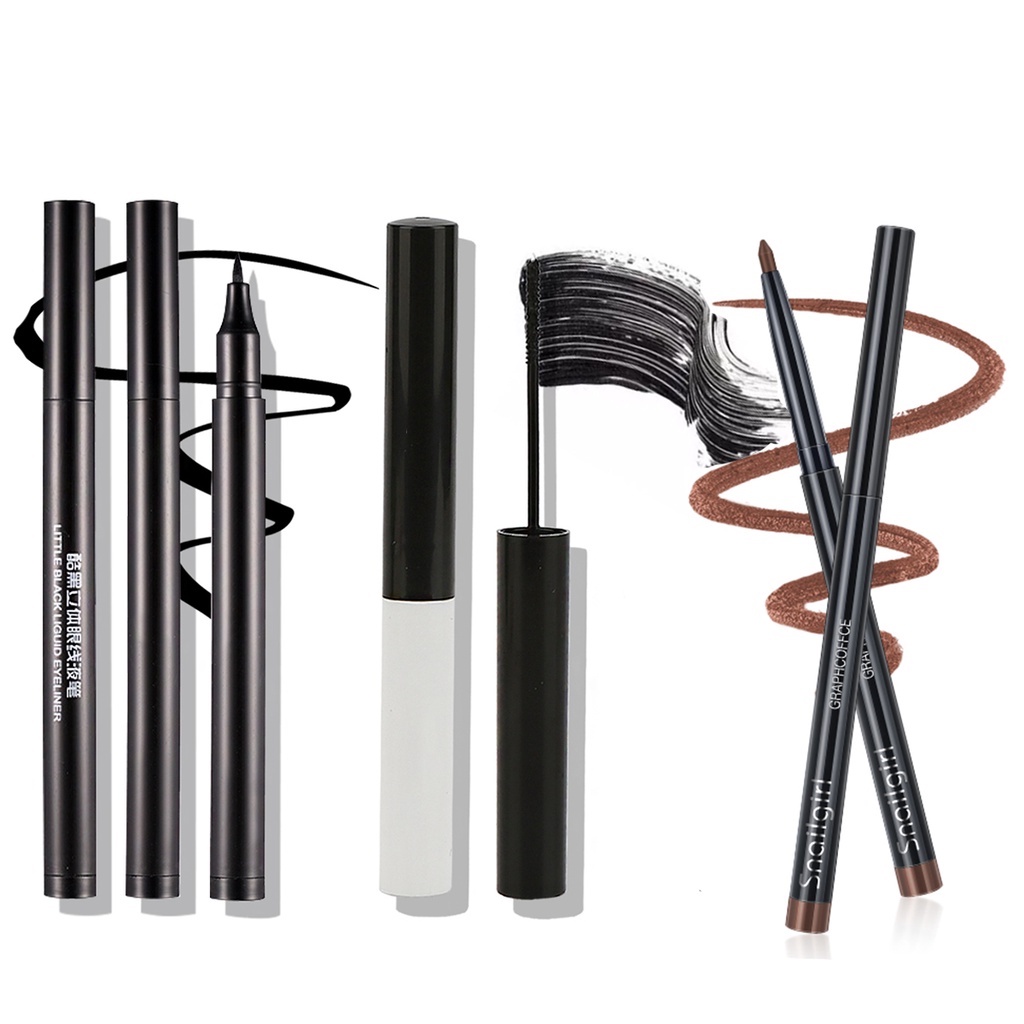 Bộ Trang Điểm Mắt 3 Món Gồm Mascara + Bút Kẻ Mắt + Bút Kẻ Lông Mày Chống Nước Chống Mồ Hôi Hiệu Lamuseland #Ốp Điện Thoại Xinh Xắn Dành Cho SAK201 SAK201