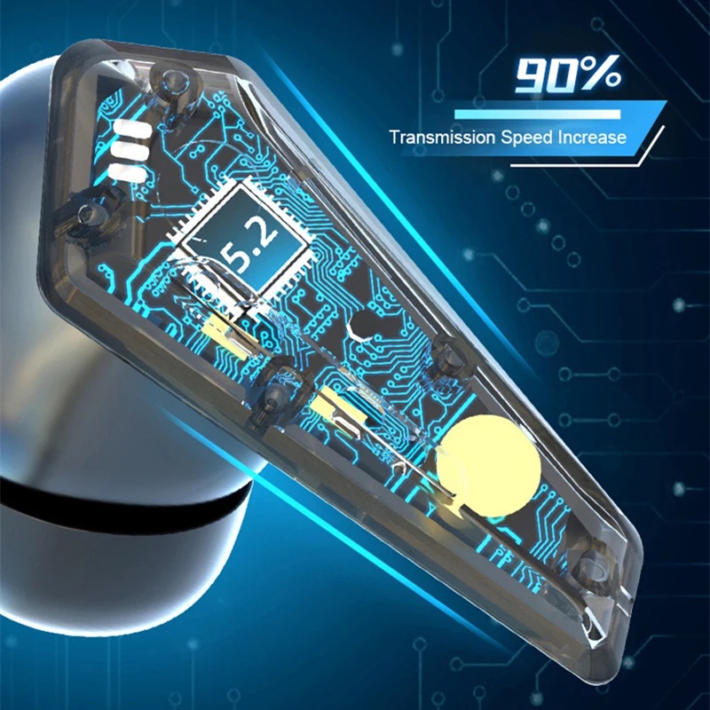 Tai Nghe Gaming Bluetooth M5 Độ Trễ Thấp - Bluetooth v5.2 - Kháng Nước - Bass Căng - Chính Hãng HD Design