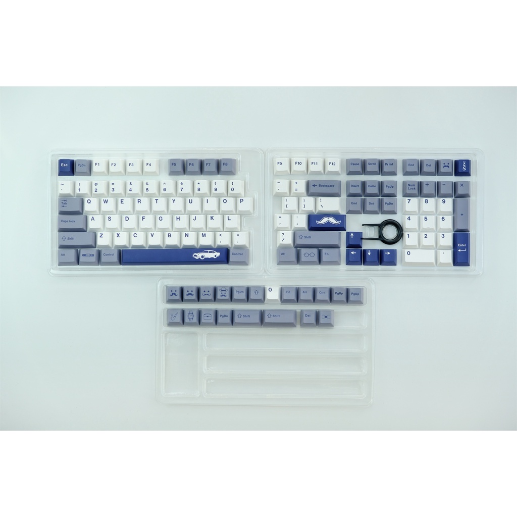 GMK Gentleman Keycap, 129 Phím Keycaps PBT Cherry Profile DYE-SUB Cá Nhân Keycaps GMK Cho Bàn Phím Cơ