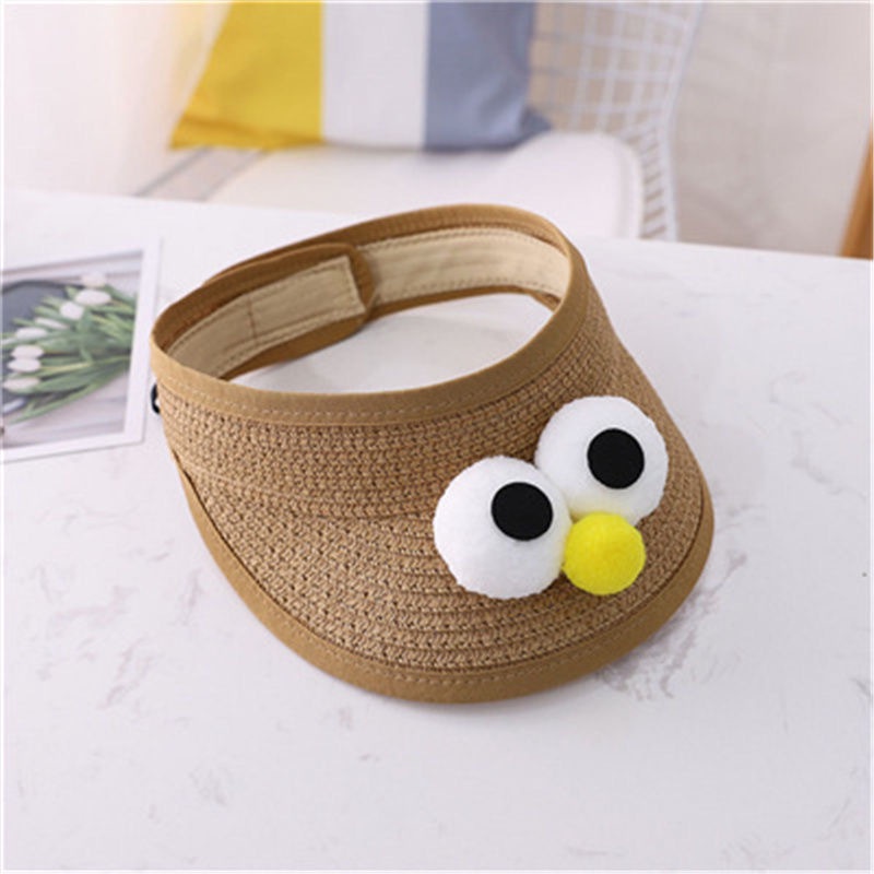 Sun baby Mũ Chống Nắng Họa Tiết Đôi Mắt Hoạt Hình 7 Màu Thời Trang Mùa Hè Cho Bé
