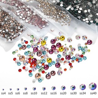 Đá Pha Lê SS5 1.8mm Flatback DIY Trang Trí Móng Tay Nail Art Phụ Kiện