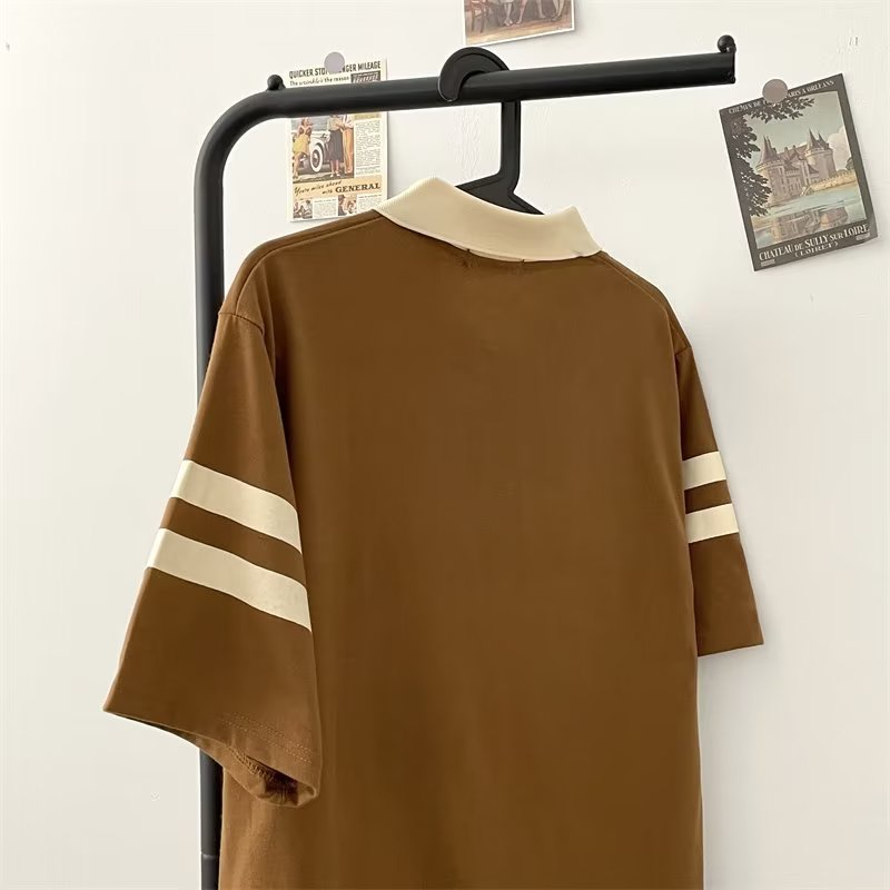 Áo Thun POLO Tay Ngắn Thời Trang Mùa Hè 2023 Phong Cách Mới Cho Nam