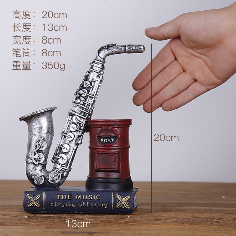 Cá Chép - Ống cắm bút hình nhạc cụ phong cách cổ điển
