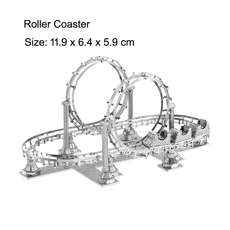 Mô Hình Kim Loại Lắp Ráp 3D, Công Trình Xây Dựng, Kiến Trúc, Toà Nhà Nổi Tiếng Trên Thế Giới, Decor Trang Trí, Quà Tặng