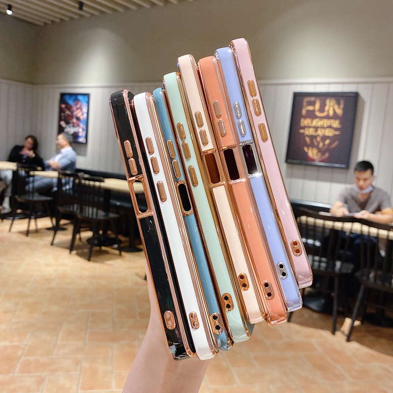 Ốp Điện Thoại Silicon Tráng Gương Hình Vuông Cho Xiaomi Mi 13 Lite Mi13 13 Pro 12T 12 12c 13Lite 13Pro 5G Xiomi